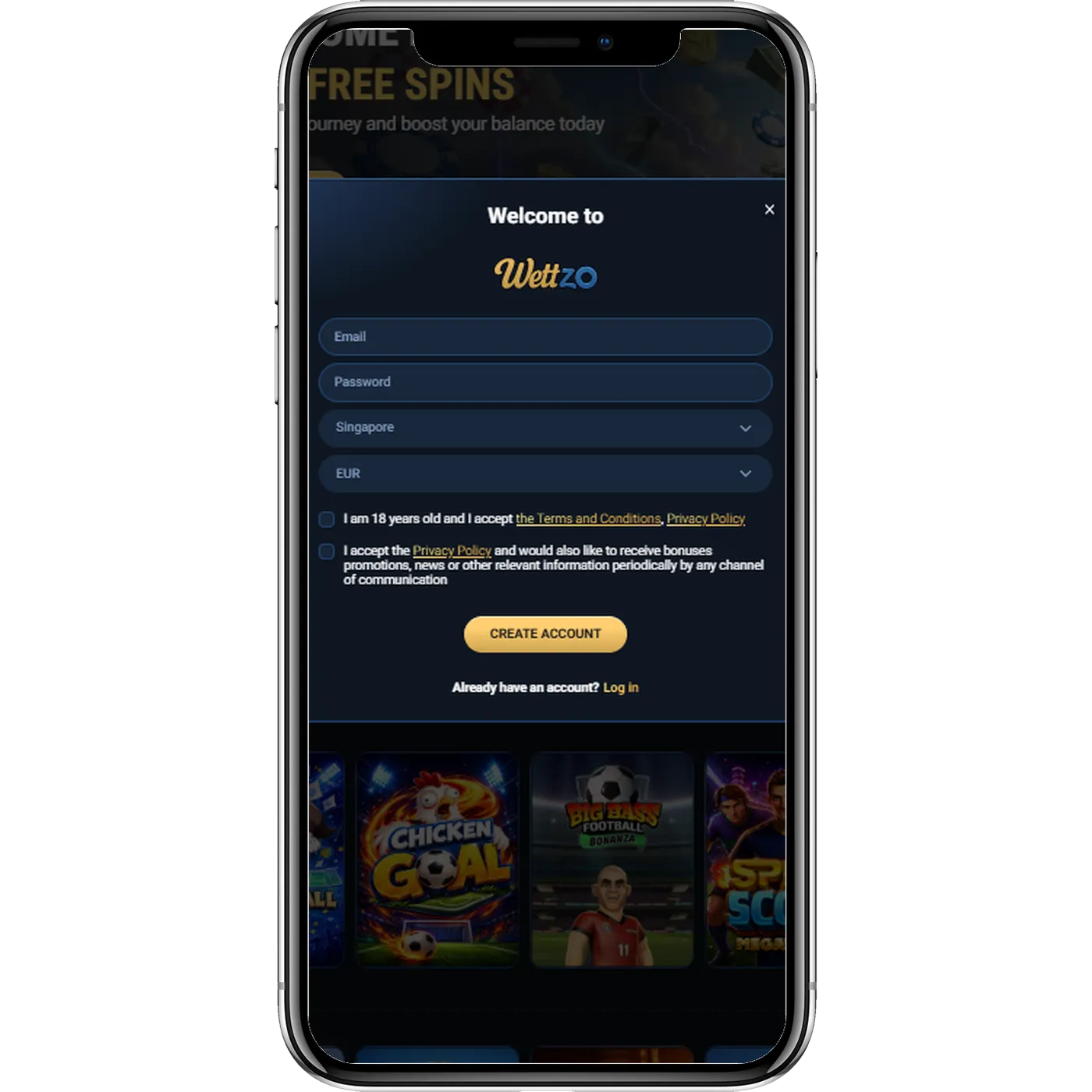 Wettzo official site